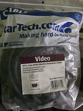 StarTech 50ft Coax High Resolution VGA Monitor Extension Cable - HDDB15 M/F picture