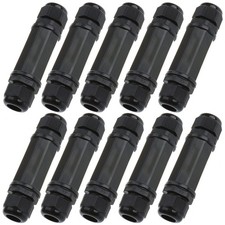 10PCS M22Z Shielded RJ45 Waterproof Cat5/5e/6 8P8C Connector Black picture