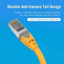 Cat6A FAST SSTP Shielded RJ45 Network Ethernet 10Gbps Gaming Internet Cable LOT picture