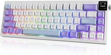 AJAZZ AK650 65% Layout Hot Swappable Gaming Mechanical Keyboard, 0.85” TFT Color picture