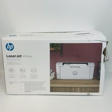 HP LaserJet M110w Wireless Black & White Printer - White - *NEW DAMAGED BOX* picture