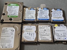 Mixed HDD Lot 8 Drives WD Seagate Fujitsu 2.5 3.5 SATA 500GB 1TB Laptop Desktop picture