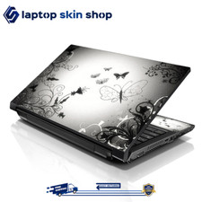 Laptop Skin Sticker Decal Cover for Notebook Apple Asus Black and White 13-16 in picture