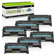 6PK CRG070 Black Toner Cartridge With Chip for Canon LBP246dw LBP247dw MF467dw picture