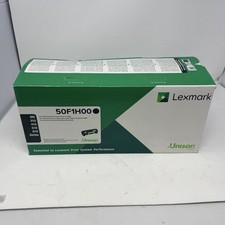 LEXMARK 50F1H00 Black High Yield Toner Cartridge Genuine OEM – New Open Box picture