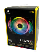 Corsair LL Series LL120 RGB 120mm Dual Light Loop 3 Fan Pack with Lighting Node picture