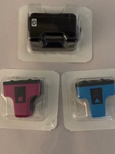3 pack HP 02 High-Yield Ink Cartridges  for PhotoSmart Blk, Magenta, Blue picture