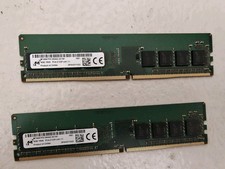 Lot Of 2 Micron 8GB 1Rx8 DDR4 PC4-2133P picture