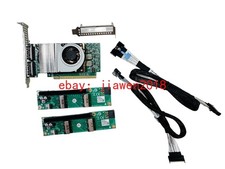 External 5.0 x16 To Two MCIO SFF-TA-1016 to X8 X8 Bifurcation Adapter Riser Card picture