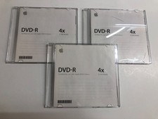 Apple DVD-R 4x 4.7gb Media Lot of 3 picture