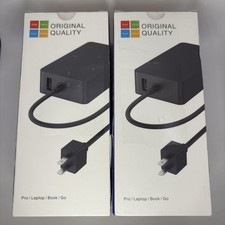 Microsoft Surface Pro Replacement NOT OEM Charger Black Model 65W - X003AJ8CD1 picture