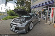 Cars nissan r35 gt r tuning supercar Desk Mat Stitched picture