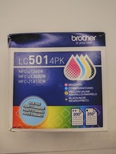 Brother LC501 4 pack (4-Pack) Standard Yield Ink Cartridges 1045 picture