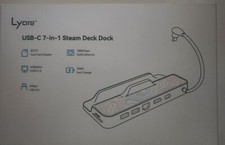 Lyare Steam Deck Docking Station, 7-in-1 Steam Deck Dock with SD/TF Dual Card... picture