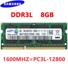 Samsung 8GB DDR3L 1600 MHz PC3L-12800 SO-DIMM 204-Pin Notebook Memory RAM 1.35V picture