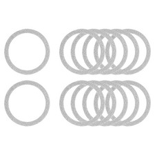 Universal Sparkle Magnetic Adapter Ring, 12 Pcs Sticker Ring, Silver Tone picture