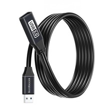 BlueRigger USB Extension Cable (15FT/5M, Long Active USB2.0 Extender, Male to picture