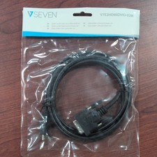 V7SEVEN HDMI to DVI-D Single Link Cable 2m Black V7E2HDMIDVID-02M picture