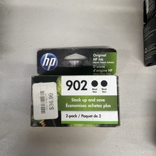 New Sealed Genuine HP 902 Black - 2 pack Ink Cartridges - Expired 2023 picture