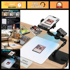 Trading Card Scanner - MTG, TCG & Sports Cards, LED Light Phone Stand, Foldable picture