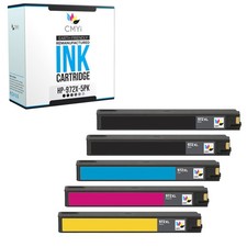 Black Color CMYi Ink Cartridges Lot for HP 972X for PageWide picture