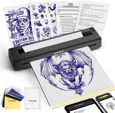 2026 New 2 in 1 Tattoo Stencil & Document Printer, Wireless Bluetooth Thermal picture