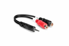 Hosa YRA-154 Stereo Breakout Cable - 3.5mm TRS to Dual RCAF picture