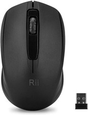 Rii Wireless Mouse, 2.4G Portable Computer Mice for PC, Laptop, black picture