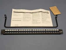 Leviton 49255-H24 QuickPort Patch Panel 24Port 1RU Cable Management Bar picture
