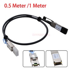 QSFP SFF-8436 Mini SAS SFF-8088 Cable  1/0.5 Meter Netapp DS4243 DS4246 DS2246 picture