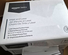 Amazon Basics Inkjet & Laser Printer Paper, 8.5 x 11 in, 24 lb, for Inkjet/Laser picture