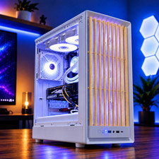 Custom Gaming PC Ryzen 7 5700X RTX 5060 32GB DDR4 RAM 1TB NVMe SSD Liquid Cooled picture