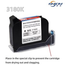 3pcs Blue Refillable Cartridge Fast Drying for 12.7mm Handheld Inkjet Printer picture