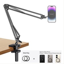 Magnetic Phone Holder Mount for Desk Bed for Magsafe iPhone Adjustable Long Arm picture