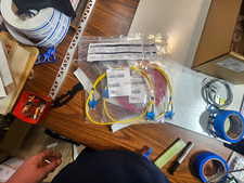HellermannTyton 1m Fiber Patch Lead SC/UPC to SC/UPC Yellow FLCXXS1-SCSCDY picture