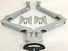 Heavy Duty Dual Arm Monitor Stand Desk Mount Adjustable Tension ESI EDGE2 picture