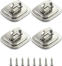 4 Pack Laptop Cable Lock Anchor Steel Security Base Plate Desk Mount Anti Theft picture