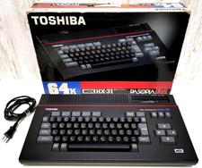 Toshiba MSX PASOPIA IQ HX-31 Personal Computer 64K RAM with Box Vintage PC 1985 picture