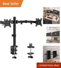 Versatile Dual Monitor Mount, Supports 13-32” Screens - Ergonomic & Adjustable picture