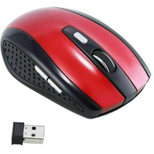 Sanoxy Wireless Optical Mouse Adjustable DPI 2.4GHz Red picture