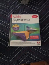 Adobe PageMaker 7.0 for Windows 2 Disc Set with Serial Numbers; Original Box picture
