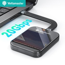 Yottamaster 20 Gbps 1TB 2TB Magnetic External SSD Dock SSD Enclosure For iPhone picture