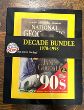 National Geographic Interactive Decade Bundle 1970-1998 Magazine CD-ROM 3 CD picture