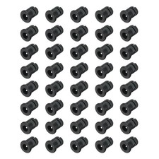 40pcs DC5525 Power Jack, 30V 0.5A 12x12x18.5mm 2 Pin, Black picture