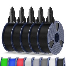 SUNLU 5x1KG PETG PLA PLA+2.0 SILK ABS ASA TPU 3D Printer Filament 1.75mm 5KG picture