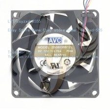 AVC 2B08038B12L 8038 DC12V 0.70A 8CM 4-Wire PWM Violent Cooling Fan picture