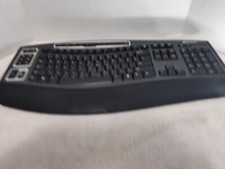 Microsoft Comfort Desktop 5000 Wireless Keyboard Ergonomic Curve NO USB Receiver picture