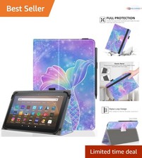 Universal Tablet Case Faux Leather Slim Folding Stand 11-12 Inch for Touchscr... picture