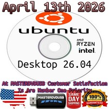 Ubuntu 26.04 LTS Desktop – Bootable DVD Installer (Released April 13th, 2026) picture