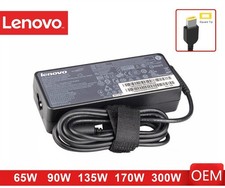 Genuine 65W 90W 135W 170W 300W Square Slim AC Adapter Lenovo ThinkPad OEM picture